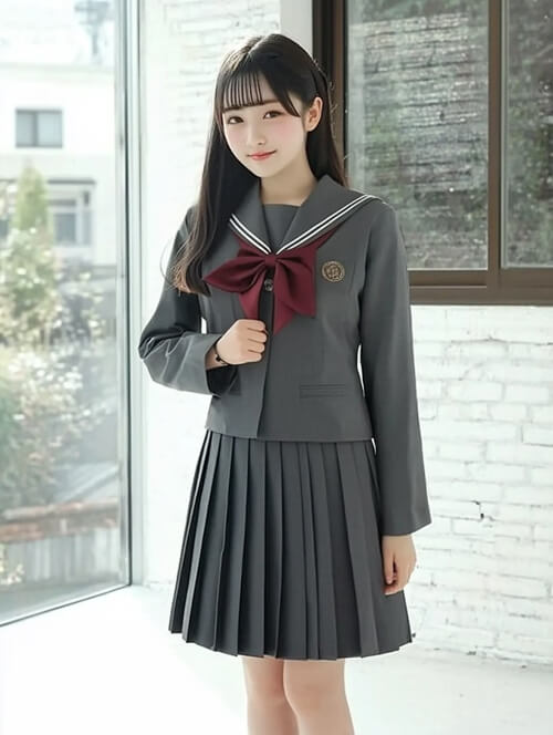 日本女學生,制服,水手服:4