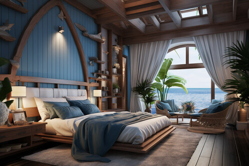 海洋風,臥室:2