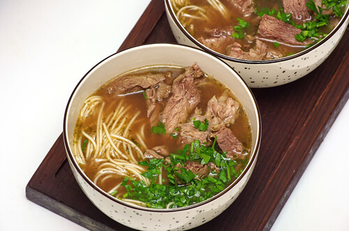 牛肉麵:2