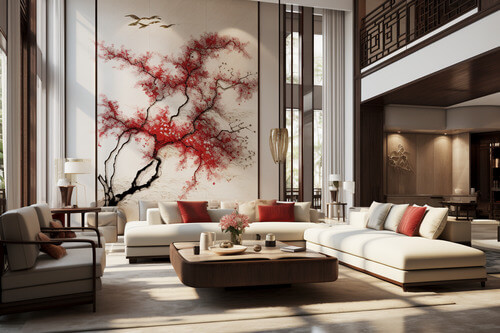 現代中國風,客廳:1