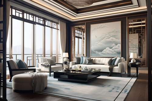 現代中國風,客廳:4