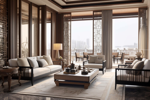 現代中國風,客廳:5