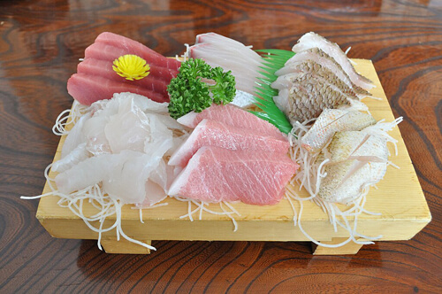 生魚片:4