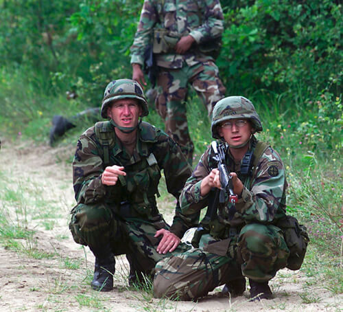 美國陸軍,BDU戰鬥服裝,林地迷彩