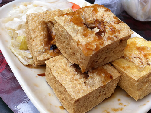臭豆腐:1