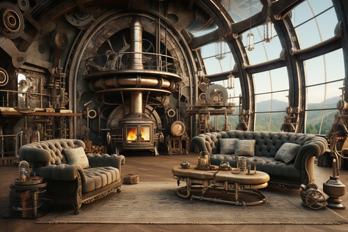 蒸氣龐克,客廳:4