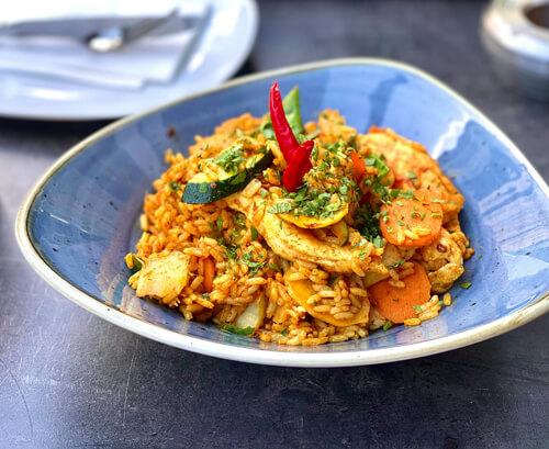 西班牙海鮮燉飯:5