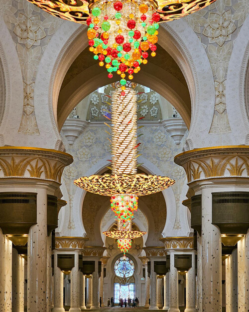 謝赫扎耶德大清真寺(阿拉伯聯合大公國,阿布達比):6