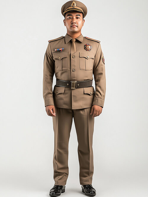 警察,制服:3