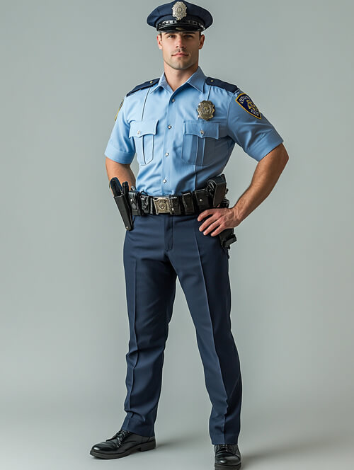 警察,制服:8
