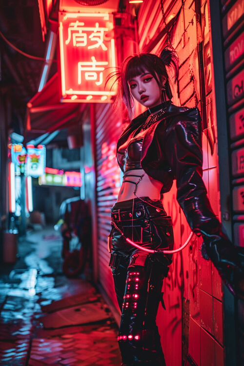 賽博龐克,女性,時尚:2