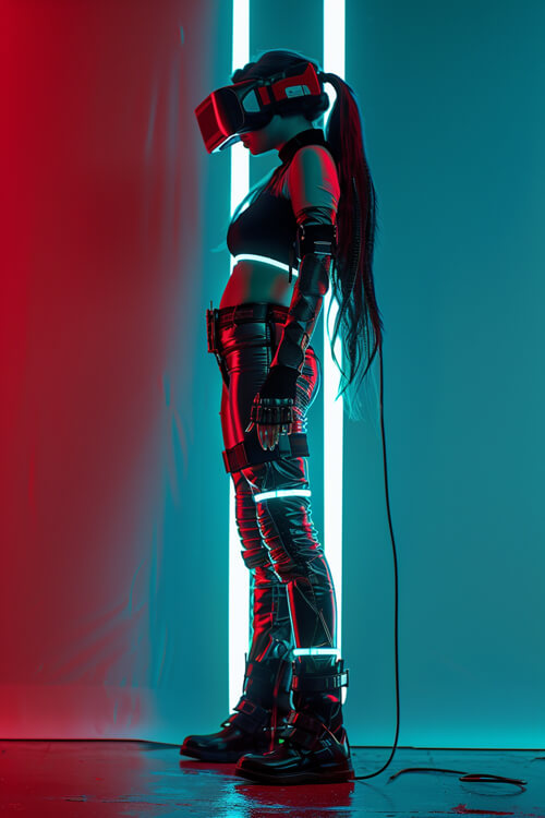 賽博龐克,女性,時尚:3