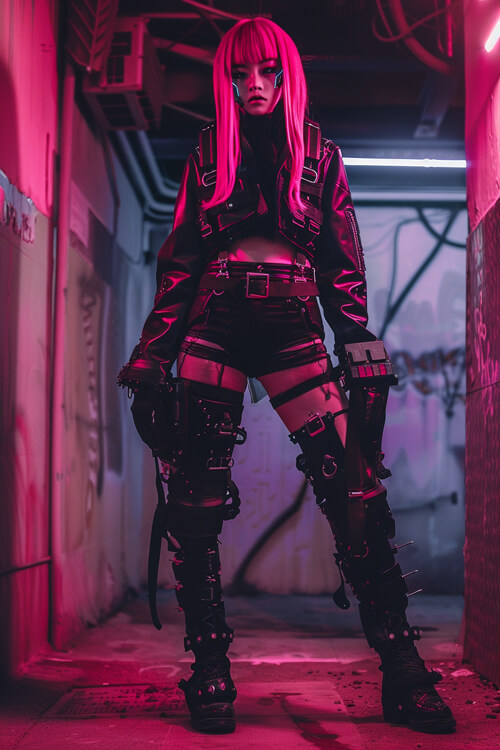 賽博龐克,女性,時尚:4