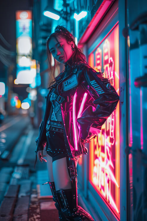 賽博龐克,女性,時尚:6