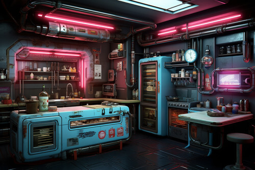 賽博龐克,廚房:7