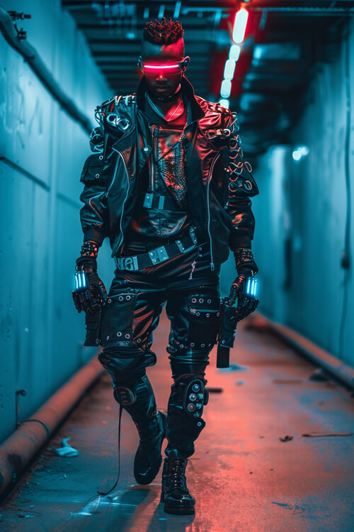 賽博龐克,男性,時尚:1