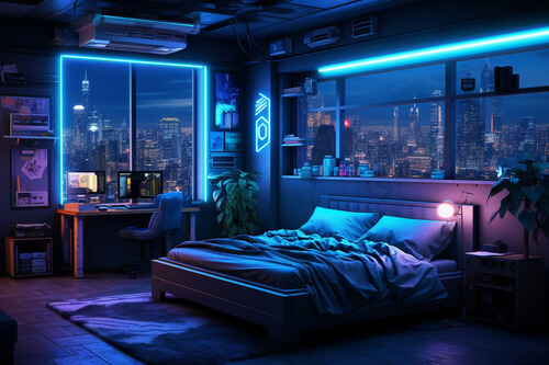 賽博龐克,臥室:2