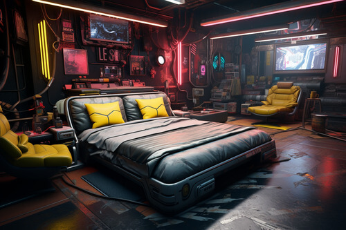 賽博龐克,臥室:7