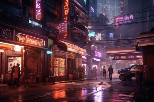 賽博龐克,街道:1