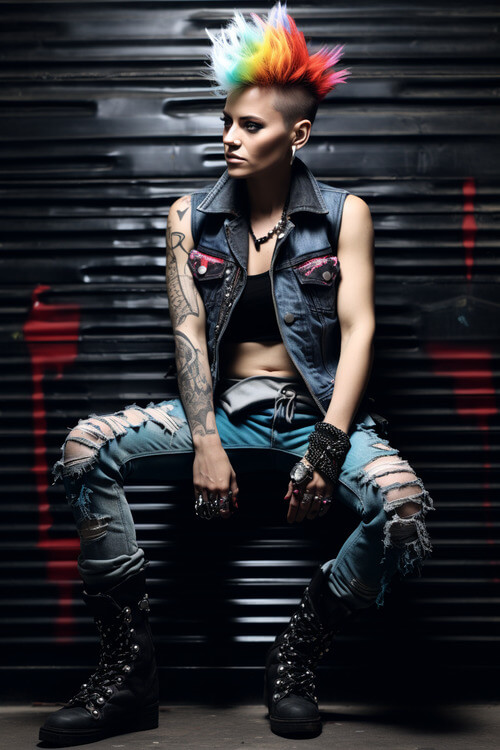 龐克,女性,時尚:2
