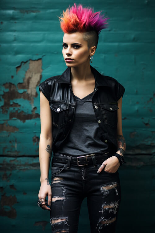 龐克,女性,時尚:3