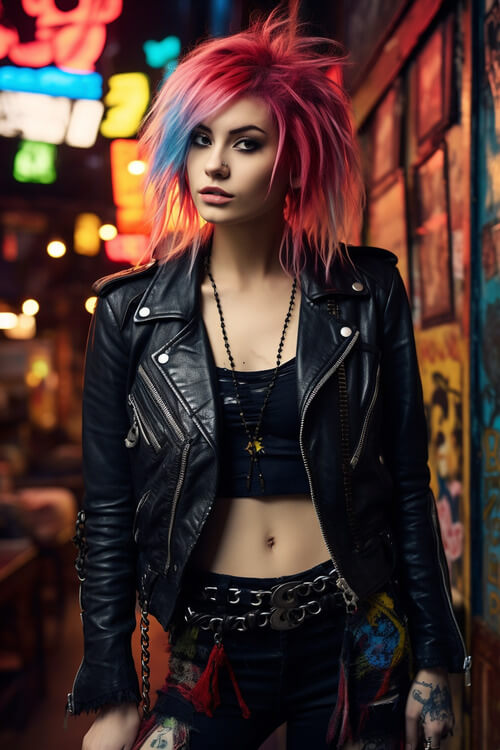 龐克,女性,時尚:5