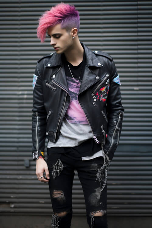龐克,男性,時尚:1